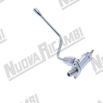 Хромований лівий вузол клапана з паровою трубкою в зборі - для FAEMA E61/VBM (CUBO/REPLICA) / FIORENZATO (DUCALE/LIDO)