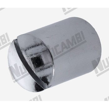 Хромована заглушка головки важільної групи типу E61 - M6 - Ø 15x21,5мм