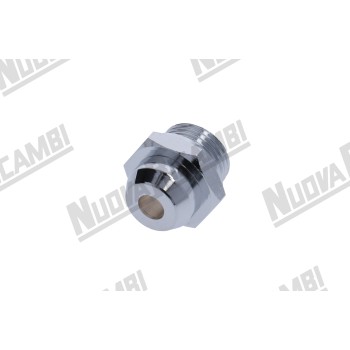 Хромований фітинг дренажу важільної групи - вис. 26мм для BFC/ SANREMO/ ECM/ ISOMAC/ PROFITEC