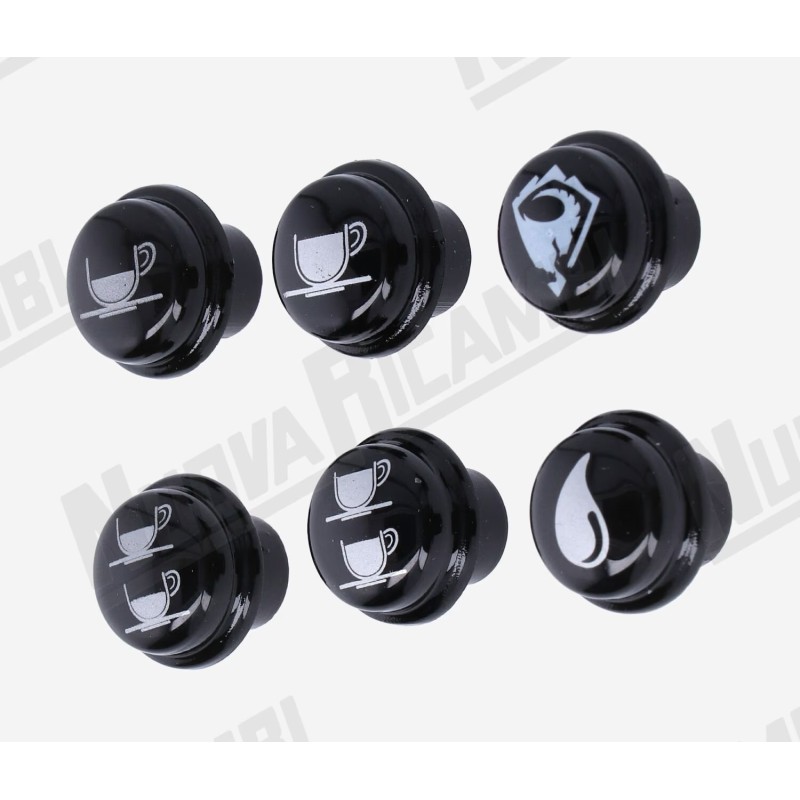 KIT BLACK BUTTONS MILANO SED