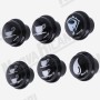 Набор черных кнопок Ø 17 для кофемашины SANREMO MILANO SED, оригинал