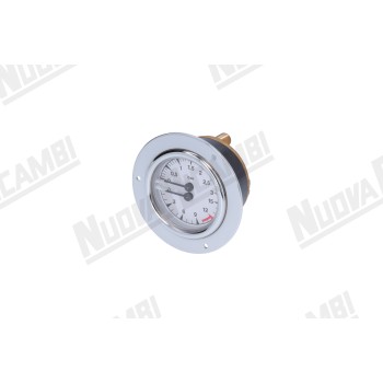 Манометр подвійної шкали 0-2,5/0-15 бар, з'єднання 1/8НР плоске - рамка Ø 85мм, корпус Ø 60/63мм для SANREMO