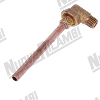 Кутова інжекторна трубка - Ø 8мм - 1/4НР-1/4НР - довж. 100мм - для BFC/ ROYAL