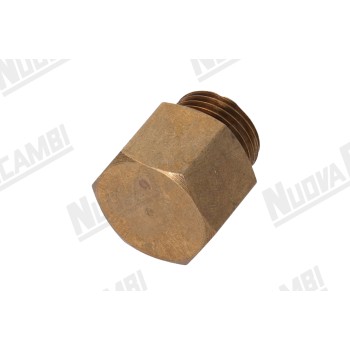 Латунная заглушка жиклера головки группы - G 1/2 - выс. 30мм - шестигранник 26мм - для EXPOBAR DIAMANT/ G10/ MARKUS/ ELEN
