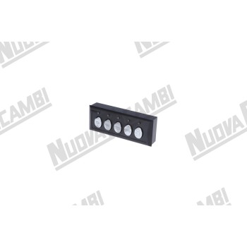 Сенсорная панель "GICAR" 5 кнопок - 5 LED - 16 контактов - для EXPOBAR MONROC (9.9.07.28G)