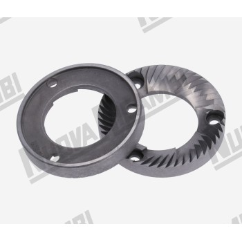 Ліва пара жорен "NR" - Ø зовн. 54мм - Ø внутр. 31мм - вис. 8мм - 3 отвори - для FAEMA FP/ FUTURMAT FM-FP