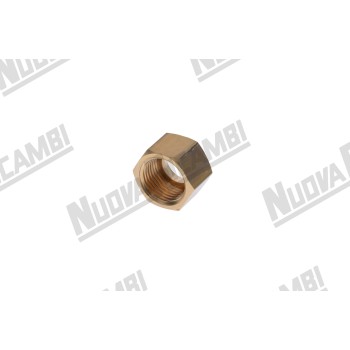 Гайка G 1/2ВР - отверстие Ø 14,9мм - выс. 17мм - шестигранник 25мм для приварного наконечника Ø12мм