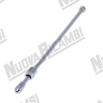 Хромована парова трубка "NR" - Ø 8мм - гайка 3/8ВР - довж. 255мм - для FAEMA E61