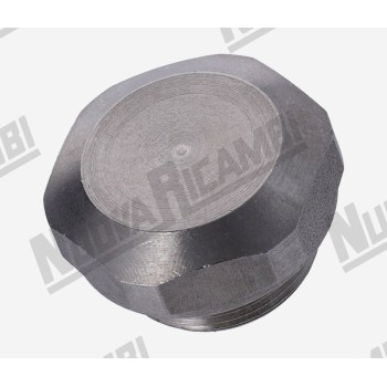 Заглушка інфузійної камери головки групи з нержавіючої сталі - M20 - вис. 16мм - шестигранник 26мм - для FAEMA DUE-ENOVA-E91-E97-E98