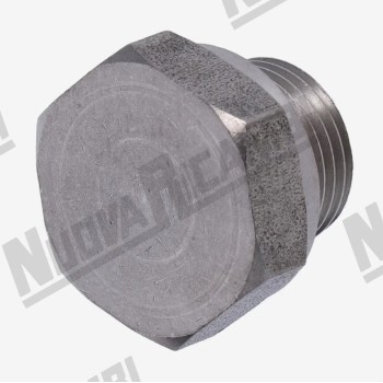 Заглушка головки групи з нержавіючої сталі - M12 - вис. 13,5мм - шестигранник 17мм - для FAEMA DUE-ENOVA-E91-E97-E98-EMBLEMA-E92-TEOREMA