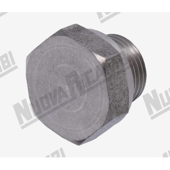 Заглушка головки групи з нержавіючої сталі - M12 - вис. 13,5мм - шестигранник 17мм - для FAEMA DUE-ENOVA-E91-E97-E98-EMBLEMA-E92-TEOREMA