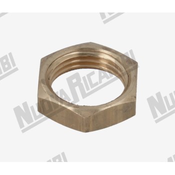 Латунная втулка G 1/2" - выс. 7мм - шестигранник 25мм