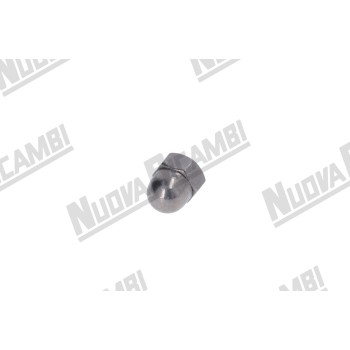 Хромована глуха гайка M6 - шестигранник 10мм - вис. 12мм