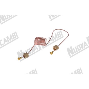 Капиллярная трубка 1 / 8f - 1 / 8f - медная с гайками 100см