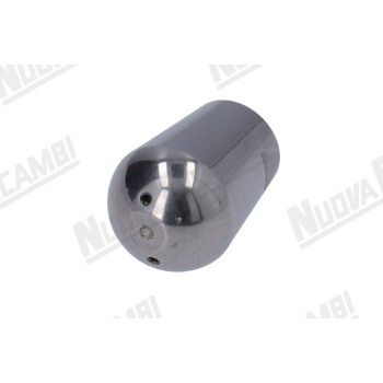 Паровий носик з нержавіючої сталі внутрішній - 1/8ВР - 2 отвори Ø 1,2мм - Ø 12,5x22мм - оригінал ECM DE