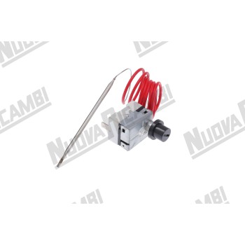 Однофазний термостат з ручним скиданням "TECASA SP-121" - гвинтове регулювання - колба Ø 4x105мм для CIMBALI M24-M39TE/ CASADIO 10A-10S-20/ FAEMA ENOVA