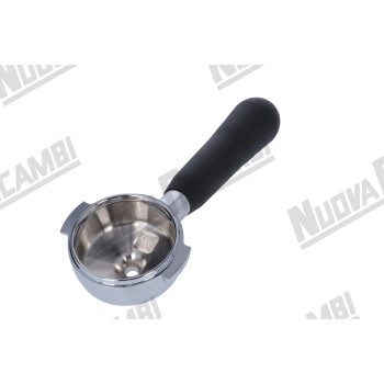 Портафільтр "NR" - кутовий 15° - з ручкою "NR" M12 - з'єднання носика 3/8 - пружина фіксації фільтра - для AURORA/ BFC/ ECM/ ELEKTRA/ LA SCALA/ SANREMO/ SV ITALIA/ WEGA