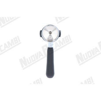 Портафільтр на 1 чашку з ручкою "NR" M12 - з&#039;єднання носика 3/8 з пружиною фіксації фільтра для AURORA/ BFC/ ECM/ ELEKTRA/ EXPOBAR/ LA SCALA/ LA MARZOCCO/ SANREMO/ SV ITALIA/ VIBIEMME/ WEGA