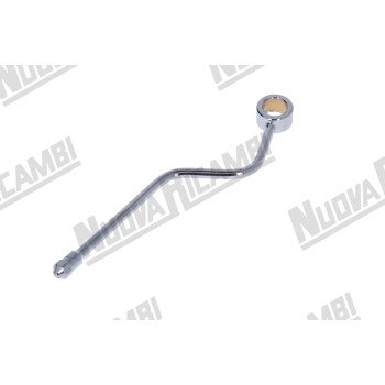 Хромована парова трубка "NR" - Ø 8мм - з'єднання штуцера Ø 20мм - довж. 200мм - для FUTURMAT-ARIETE Хромована парова трубка "NR" - Ø 8мм - з'єднання штуцера Ø 20мм - довж. 200мм - для FUTURMAT-ARIETE