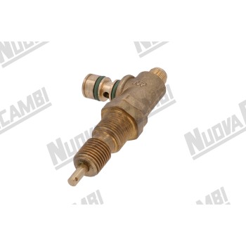 Узел крана воды/пара, фитинг с резьбой 2мм - соединение 1/4 под хомут для FAEMA NOSTOP/ COMPACT/ EXPRESS/ STAR/ TRONIC