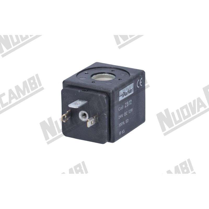 Котушка електромагнітного клапана "PARKER" V24 DC - 12Вт - ширина 34мм - висота 33мм - глибина 43мм