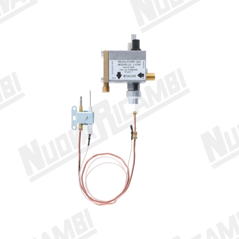Газовий комплект "GICAR RG20" 2 бар TC500 (9.4.00.23Gcc) Газовий комплект "GICAR RG20" 2 бар TC500 (9.4.00.23Gcc)