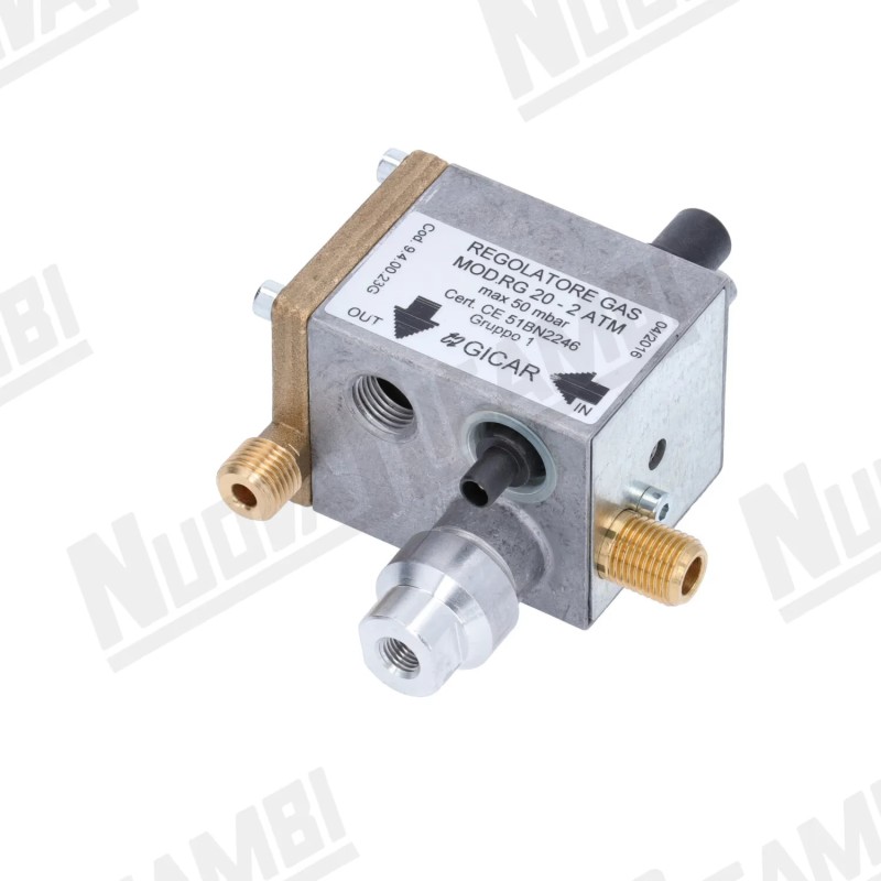 Газовий комплект "GICAR RG20" 2 бар TC500 (9.4.00.23Gcc) Газовий комплект "GICAR RG20" 2 бар TC500 (9.4.00.23Gcc)