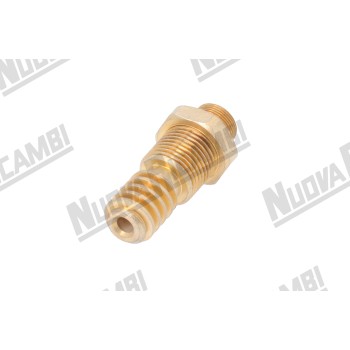 Латунний штифт крана з трьома різьбами, крок 4мм - шестигранник 26мм - вис. 7мм Латунний штифт крана з трьома різьбами, крок 4мм - шестигранник 26мм - вис. 7мм