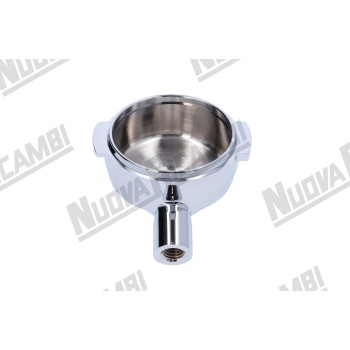 Корпус портафільтра кутовий 15°, ручка M12 - носики 3/8 для BRUGNETTI/ BFC/ ECM/ELEKTRA/ LA SCALA/ SANREMO/ SV ITALIA/ WEGA