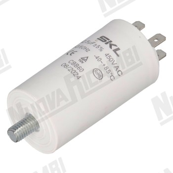 Конденсатор 12.5мкФ - 220/240В - 425/475В - 50/60Гц - Ø 35мм - вис. 70мм для ANFIM/ BNZ/ FAEMA/ FIORENZATO/ MACAP/ NUOVA SIMONELLI/ OBEL/ QUAMAR/ COMENDA
