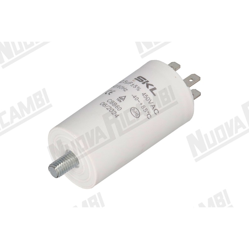 CAPACITOR 12,5 mF 450V CAPACITOR 12,5 mF 450V
