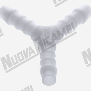 Y-образный штуцер для дренажного шланга, 3 пути - Ø 6мм