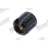 BLACK KNOB NO STOP 1mm PITCH