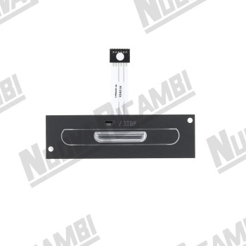 Мембрана сенсорної панелі для FAEMA ENOVA "S", 156x49мм, плоска, 8 контактів