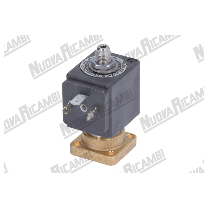 Електромагнітний клапан LUCIFER 3-ходовий V24 CC 9Вт, отвір Ø 1,5 - 10 бар - рубінове ущільнення, конічний дренаж 1/8