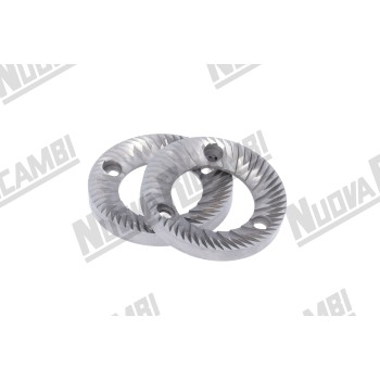 Комплект жорен "NR" праві - Ø шестигранник 64мм - Ø внутр. 37мм - вис. 8,5мм - 3 отвори - для FIORENZATO F5/ MAZZER JOLLY MONOPHASE (DOSER) / GAGGIA ARISTARCO