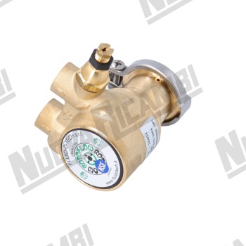 Ротаційний насос (помпа) FLUID-O-TECH - хомут 200 л - збалансований байпас, сертифіковано "NSF" - фітинги 3/8ВР - кріпильний хомут