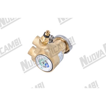 Насос для кофемашины Fluid-o-tech PA204 с креплением под хомут и байпасом.