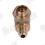 Латунный корпус парового/водяного клапана - соединение штуцера 3/8НР - фитинг с развальцовкой 1/4НР - для BFC/ BRASILIA/ ECM/ ROYAL/ SAB ITALIA/ CIME/ FIAMMA RST/ VICTORIA ARDUINO/ VBM/ EXPOBAR