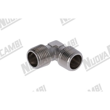 Угловой фитинг G 1/2НР - 1/2НР - шестигранник 17мм - "никелированная латунь"