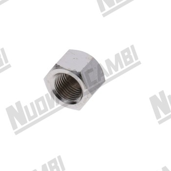 Колпачок G 1/8ВР "никелированная латунь" - шестигранник 14мм, выс. 10мм