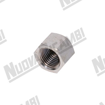 Колпачок G 1/4ВР "никелированная латунь" - шестигранник 17мм, выс. 13мм