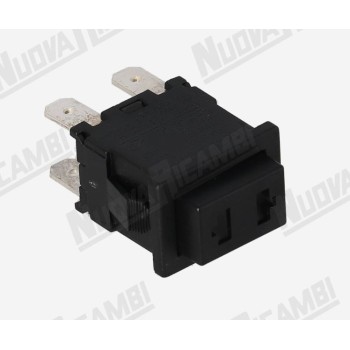 Чорний біполярний перемикач 250В - 16А - отвір 13x20мм для RANCILIO MILLENIUM