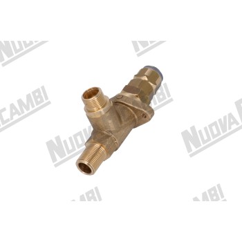 Кран води/пари в зборі - з'єднання 3/8НР-3/8ВР для RANCILIO