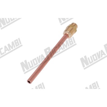 Инжекторная трубка Ø 8мм - 1/4НР-3/8НР - длин. 127мм - для RANCILIO CLASSE 5/ 7/ 9/ 10/ 11/ 20/ EPOCA