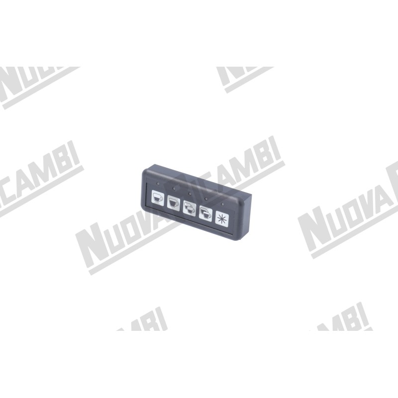 Сенсорна панель "GICAR" 5 кнопок - 5 LED, 16 контактів + 6 контактів (9.9.09.50G)