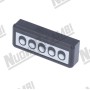 Сенсорная панель "GICAR" 5 кнопок - 5 LED для FIAMMA RST/SV ITALIA, 16 контактов (9.9.08.83G)