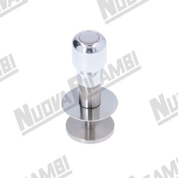 Динамометричний ергономічний полірований темпер "EDO" - налаштування 11/14 кг - плоска база з нержавіючої сталі Ø 57,5мм