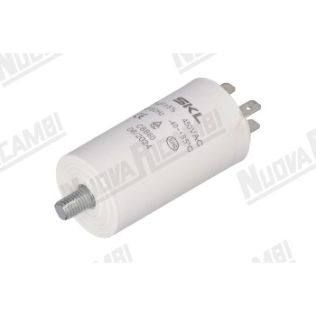 Конденсатор 8мкФ - 220/240В - 420/470В - 50/60Гц - Ø 35мм - вис. 65мм для ANFIM/ FAEMA/ COMPAK