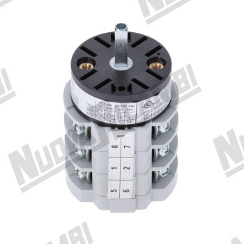 Головний перемикач 1-0-2 "BREMAS CS0169837V" 16A - 690В - штифт 5x5мм для FAEMA